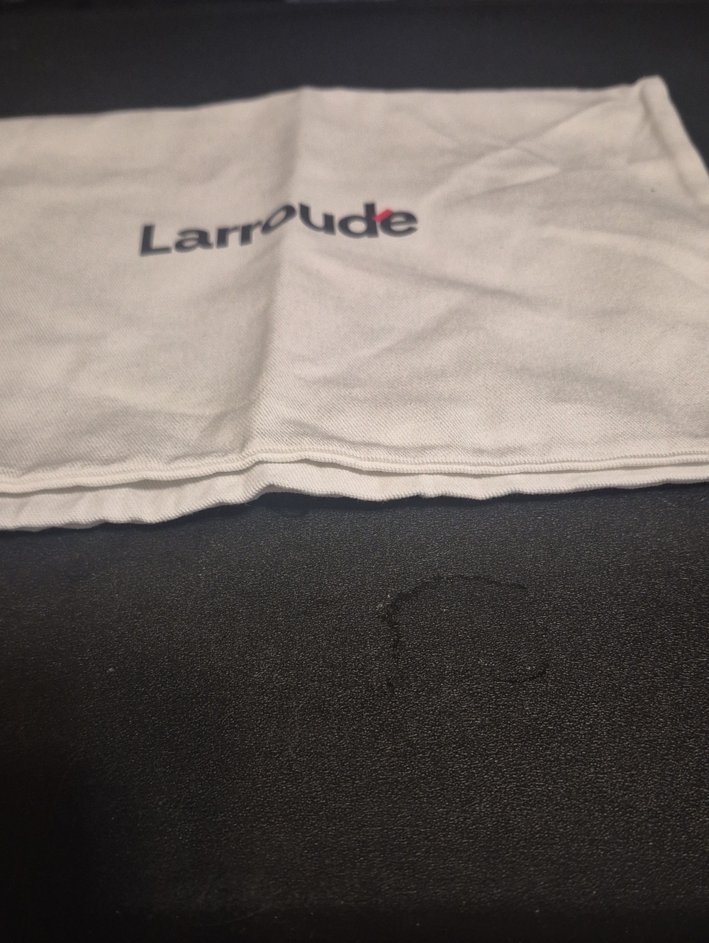 Larroude White Dust Bag